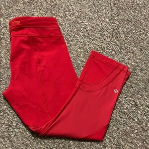 lululemon athletica Red Leggings